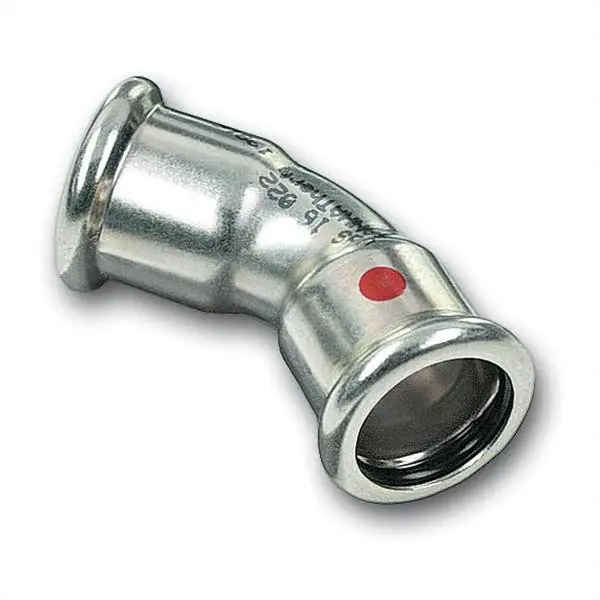 SANHA-THERM szénacél 45° ív 15mm BB Szuper ajánlat
