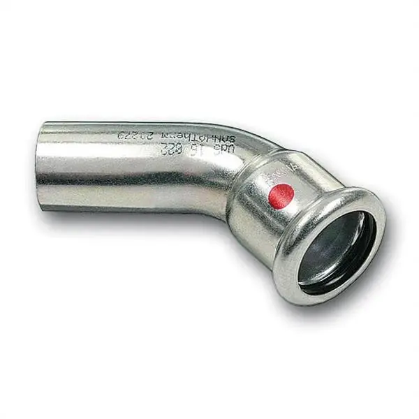 Azonnal elérhető SANHA-THERM szénacél 45° ív 42mm KB