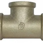 Sárgaréz T-egál - 3" Népszerű