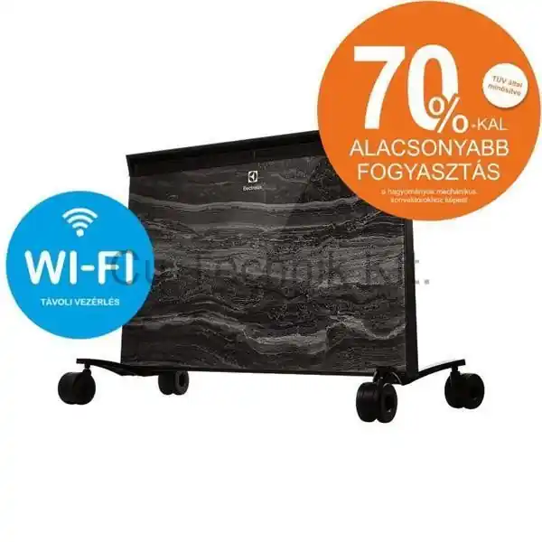 ELECTROLUX ECH/BM-1600 3BI-W EEC inverteres elektromos konvektor1600W wifi, fekete Alacsony ár