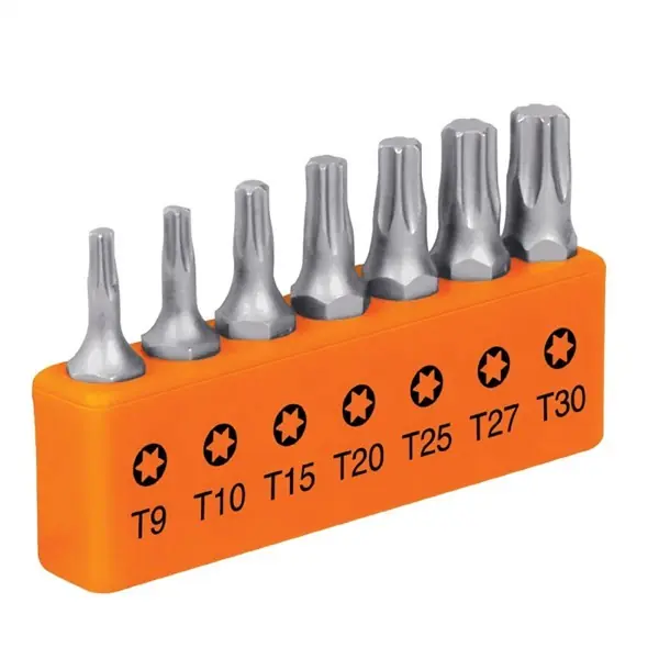 Vedd meg online TRUPER EXPERT P7-15T Torx bitkészlet, 25 mm, T9 - T30, 7 darabos (17795)