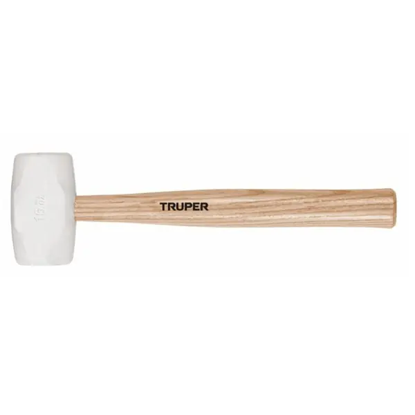 Expressz szállítás TRUPER MH-16 Fehér gumikalapács, 34 cm / 0,45 kg (16931)