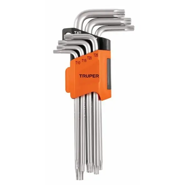 Kedvezményes ár TRUPER TORX-7L Torx hosszú L-kulcs készlet, 7 darabos, T10 - T40 (15553)