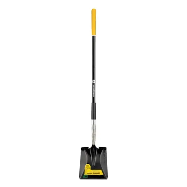 Azonnali szállítás JOHN DEERE PCL-F-JD Négyszögletes lapát, extra széles vállakkal, 120 cm-es üvegszálas nyéllel, gumír