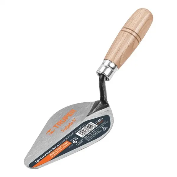 TRUPER CT-6C Kovácsolt kőműves kanál fa markolattal, 15 cm (13003) Kiárusítás
