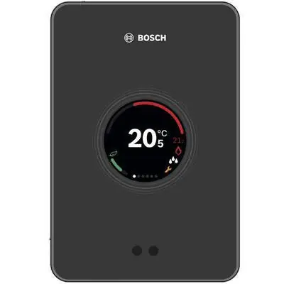 Legkelendőbb Bosch CT 200 fekete, okosszabályzó integrált WLAN kapcsolattal, időjárás kompenzáció (WIFI szükséges (7736701392)