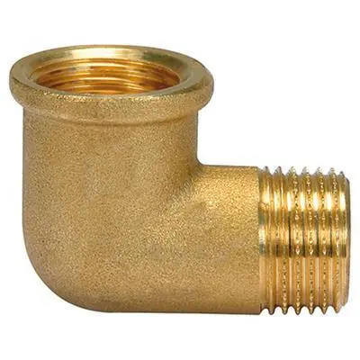 Réz menetes könyök KB 3/8" Újdonság