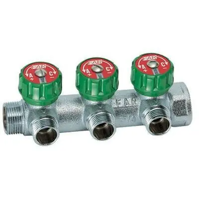 Alacsony ár FAR OSZTÓ +SZELEP 1"-1/2" 3 KÖR (3822-112)