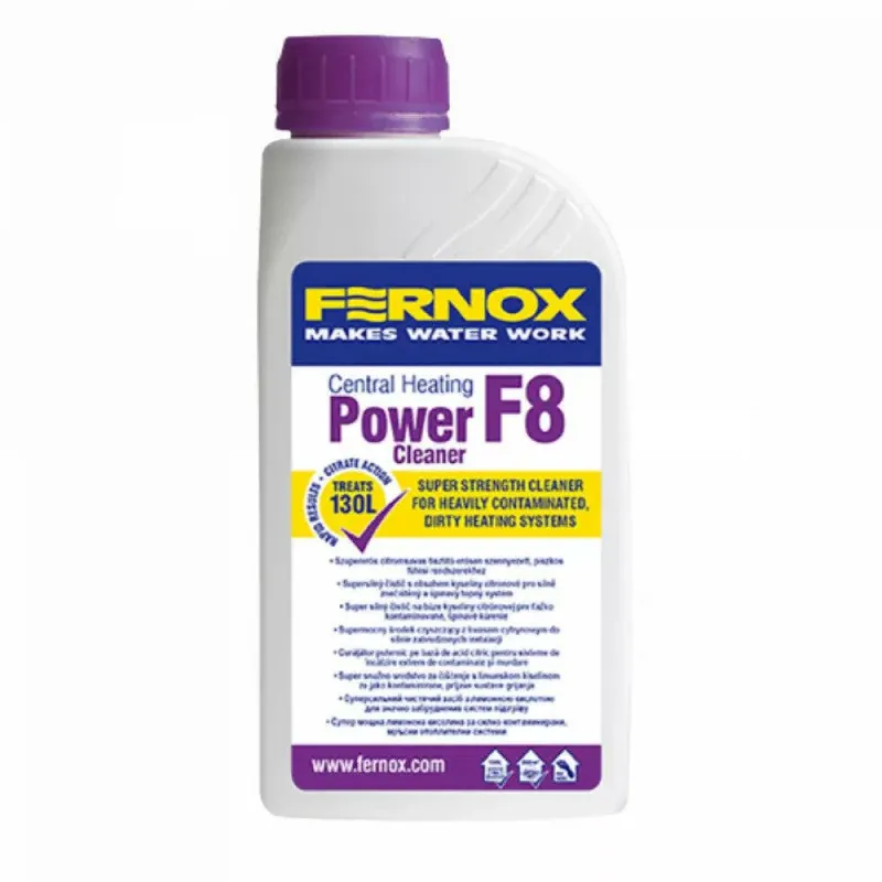 FERNOX F8 Power Cleaner 500 ml - tisztítószer 130l vízhez Vásárlói kedvenc