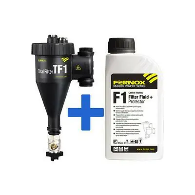 Bestseller FERNOX Total filter TF1 22mm szűrő komb.+ F1 folyadék (62137)