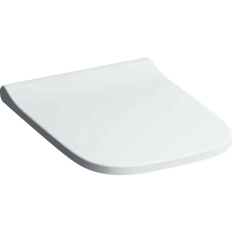 Bestseller Geberit Smyle Square WC ülőke tetővel, keskeny, lecsapódásgátlós, gyorskioldós zsanérral, rögzítés felülről (500.687.01.1)