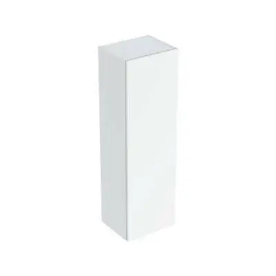 Geberit Smyle Square középmagas szekrény, egy ajtóval, 36x118x29.9cm, magasfényű lakkozott fehér Alacsony ár