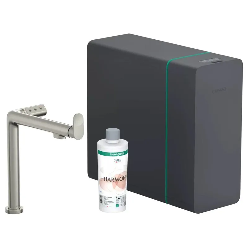 Hansgrohe Aqittura M91 Sodasystem konyhai csaptelep 240, 1jet, rozsdamentes acél hatású (76837800) Gyors szállítás