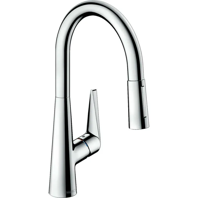 Hansgrohe Talis M51 konyhai csaptelep 200 kihúzható kifolyó (M5116-H200), króm (73851000) Expressz kézbesítés