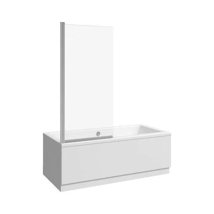 Jika Nion 75 kádparaván, jobbos/balos, ezüst/átlátszó üveg, 75x150 cm ( H2572N50026681 ) Ne maradj le