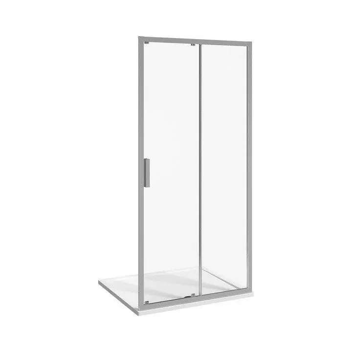 Szuper ajánlat Jika Nion 140 zuhanyajtó, jobbos/balos, ezüst/arctic dekor, 136,5x195 cm ( H2422N80026661 )
