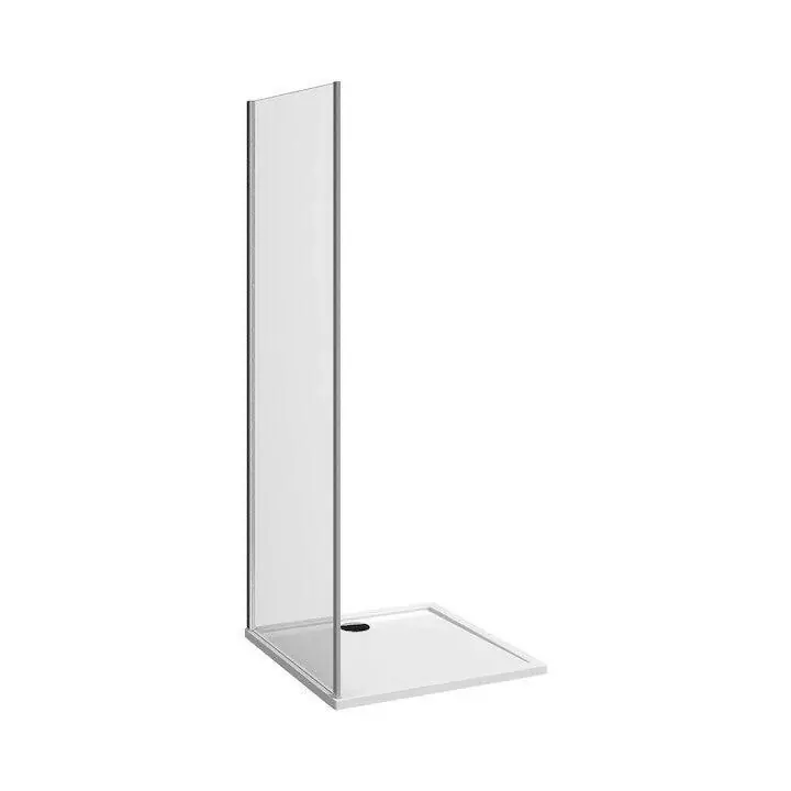 Olcsóbb Jika Nion 90 fix zuhanyfal, ezüst/átlátszó üveg, 88x195 cm ( H2972N20026681 )