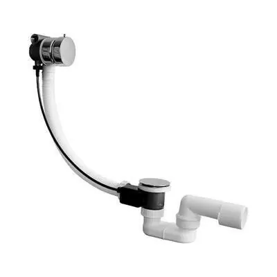 Jika Deep by Jika kádtöltő, le-és túlfolyó szett, 55 cm, Exafill, 40/50 mm szifonnal, króm (H2948180040001) Biztonságos fizetés