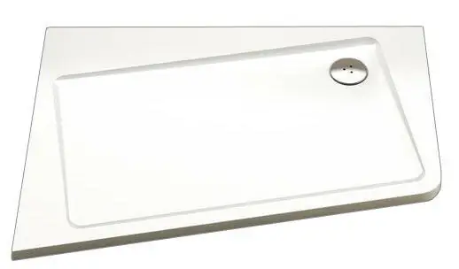 Ravak Asymetric Pro 10° zuhanytálca 120x90 bal fehér ( XA25G70101L ) Biztonságos fizetés