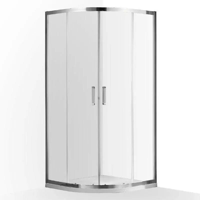 Exkluzív ajánlat Wellis Caprera 2 tolóajtós íves zuhanykabin Easy Cleannel (90x90x185) (WC00432)