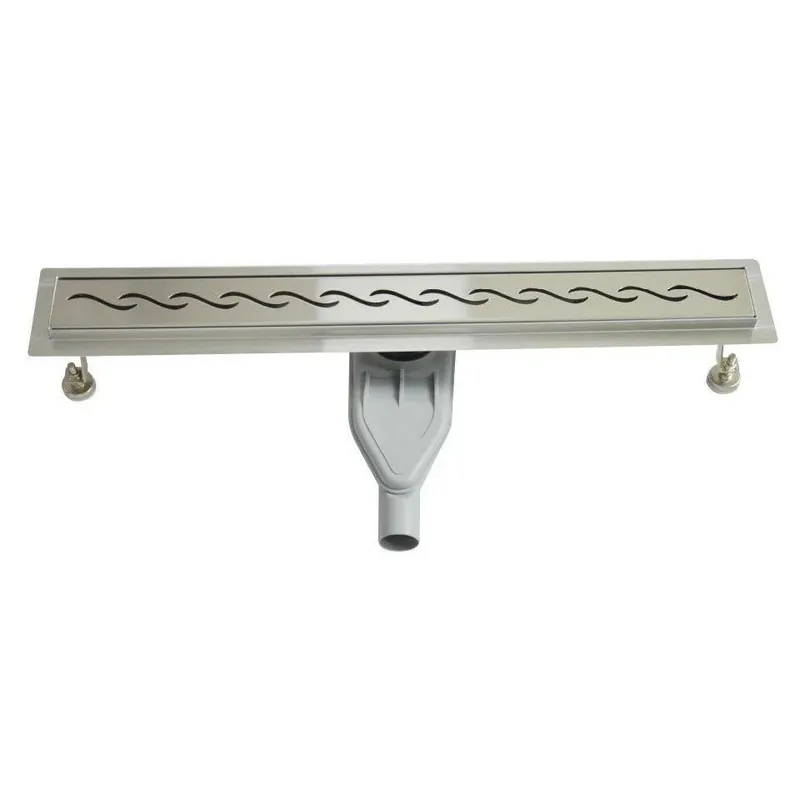 Végkiárusítás Wellis W-Drain Wavy 100 zuhanyfolyóka, 100x7x9,5-11 cm (WE00100)