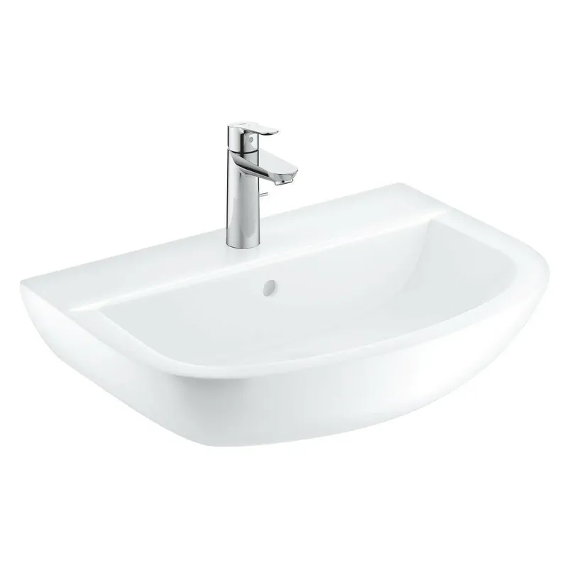 Grohe Bau Ceramic mosdókagyló garnitúra 55 + BauEdge mosdócsaptelep (39643000) Expressz szállítás