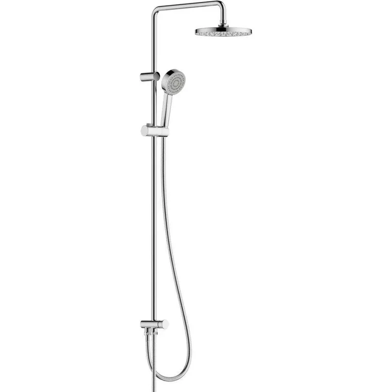 Hansa Basic zuhanyfej rendszer, fix 200 mm-es fejzuhannyal, állítható tartóval, 1 funkciós fejjel ( 55380130 ) Expressz szállítás