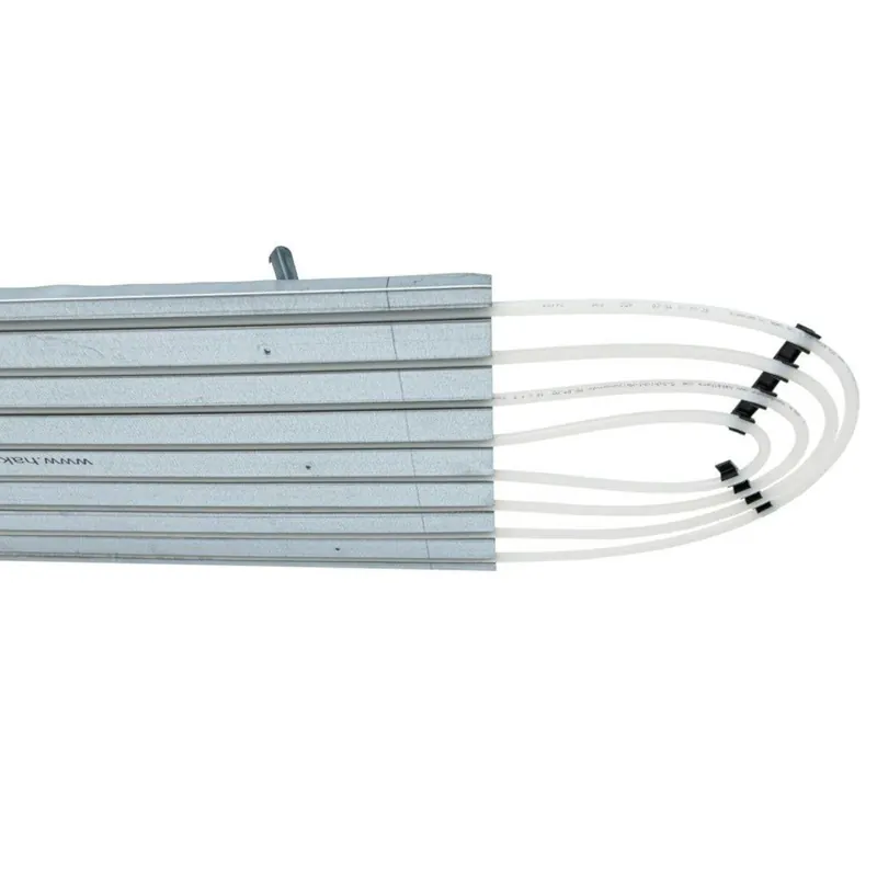 Hakatherm SkyFlow Steel ST100 mennyezet hűtő-fűtő panel 0,4m x 1m (hűtés: 24,3W ; Fűtés 29,4W) (TT-ST100) Legkelendőbb