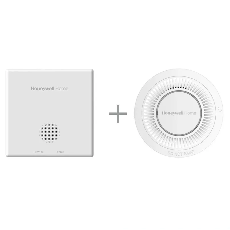 Honeywell Biztonságos Otthon RF csomag - szén-monoxid jelző (R200C-N2) + füstérzékelő (R200S-N2) (R200RFPACK) Vásárlói kedvenc