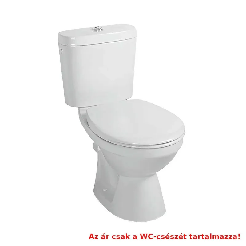 Utolsó esély Alföldi Saval 2.0 monoblokk WC csésze hátsó kifolyású mélyöblítésű, fehér