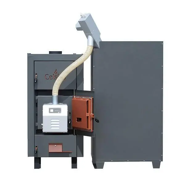 Celsius KAZÁN Combi 40-43 pellet készlettel 43kW Azonnal elérhető