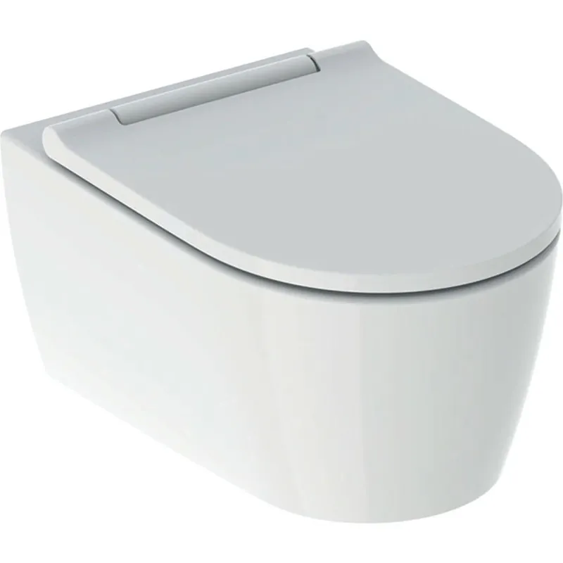 Geberit ONE fali WC-csésze, TurboFlush, WC tetővel, mélyöblítésű, 54cm, fehér, KeraTect® Vedd meg most