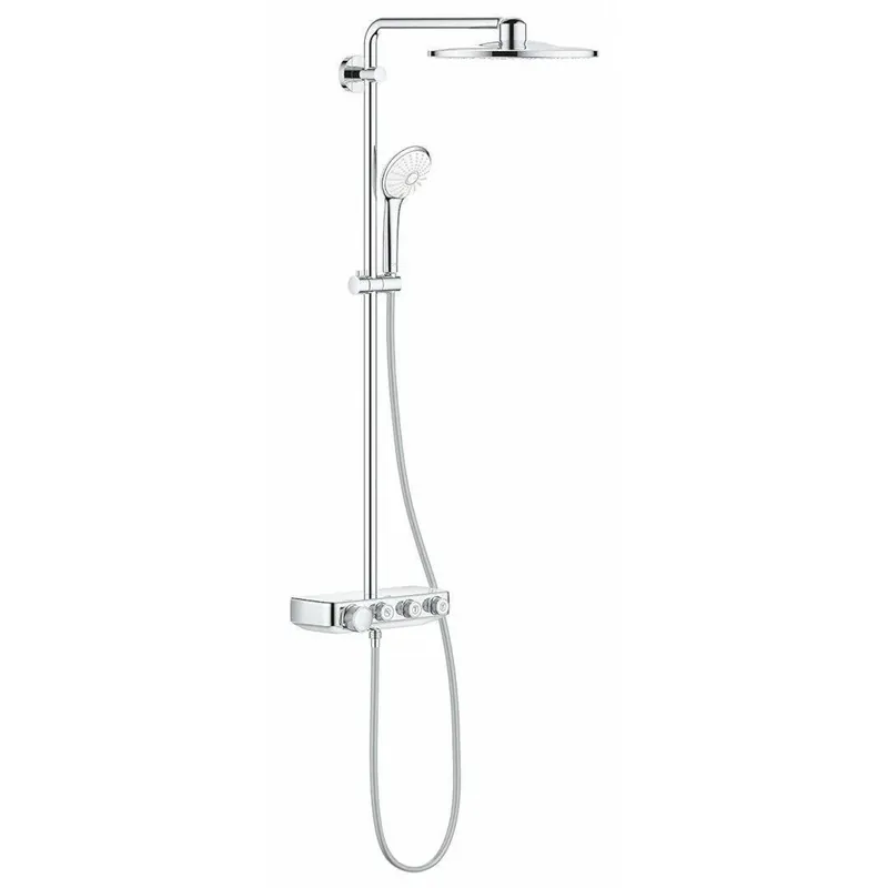 Végkiárusítás Grohe Euphoria Smartcontrol System 310 zuhanyrendszer, két funkciós kerek fejzuhannyal (26507000)