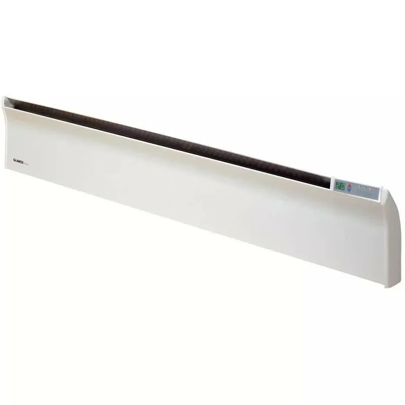 Újdonság Glamox TLO05 fűtőpanel keskeny, 500 W, 18x80 cm, digitális termosztáttal (TLO05)