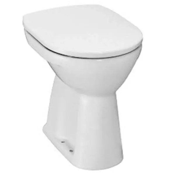 Különleges ajánlat Jika Lyra Plus WC-csésze mozgáskorlátozottak részére, álló, laposöblítésű, alsó kifolyású, fehér