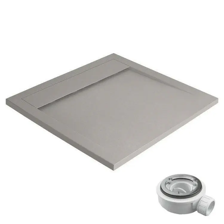 Árengedmény Radaway Teos C műmárvány zuhanytálca 100x100 cemento (HTC100100-74)