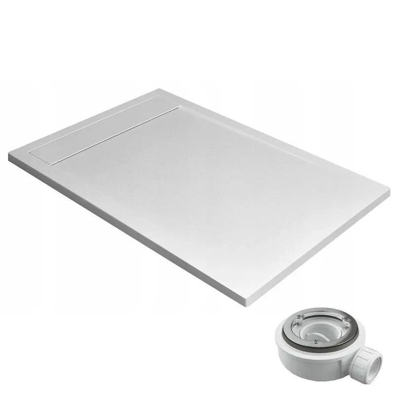 Radaway Teos F műmárvány zuhanytálca 110x80 fehér (HTF11080-04) Különleges ajánlat