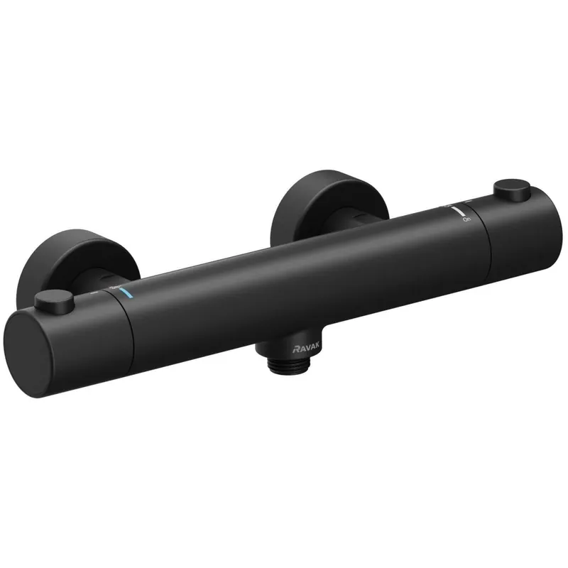 Ravak PU 033.20 Puri Black zuhany csaptelep, termosztátos, fekete Nézd meg most