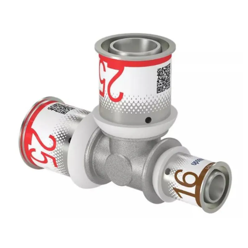 Akció Uponor S-Press Plus réz T-idom szűkített 25-25-16