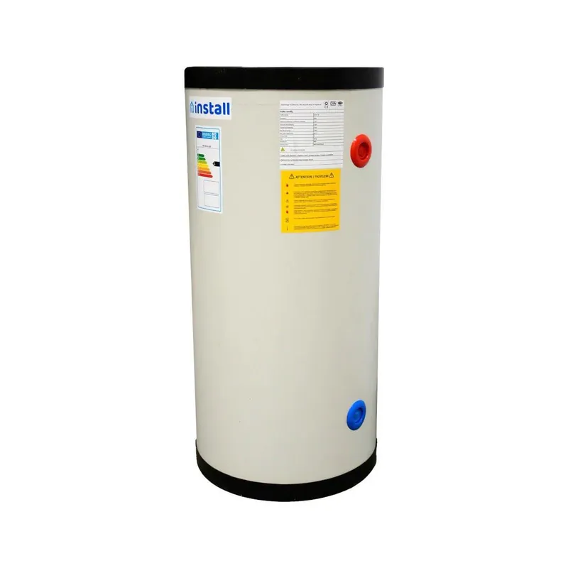 Install Storax Terra puffertároló, 120l, hőcserélő nélkül, PU szigeteléssel, fali Outlet