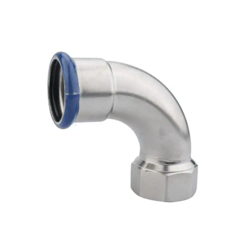 Ne maradj le Install Inox AquaPress könyök 90 BM 42-6/4" (316L)