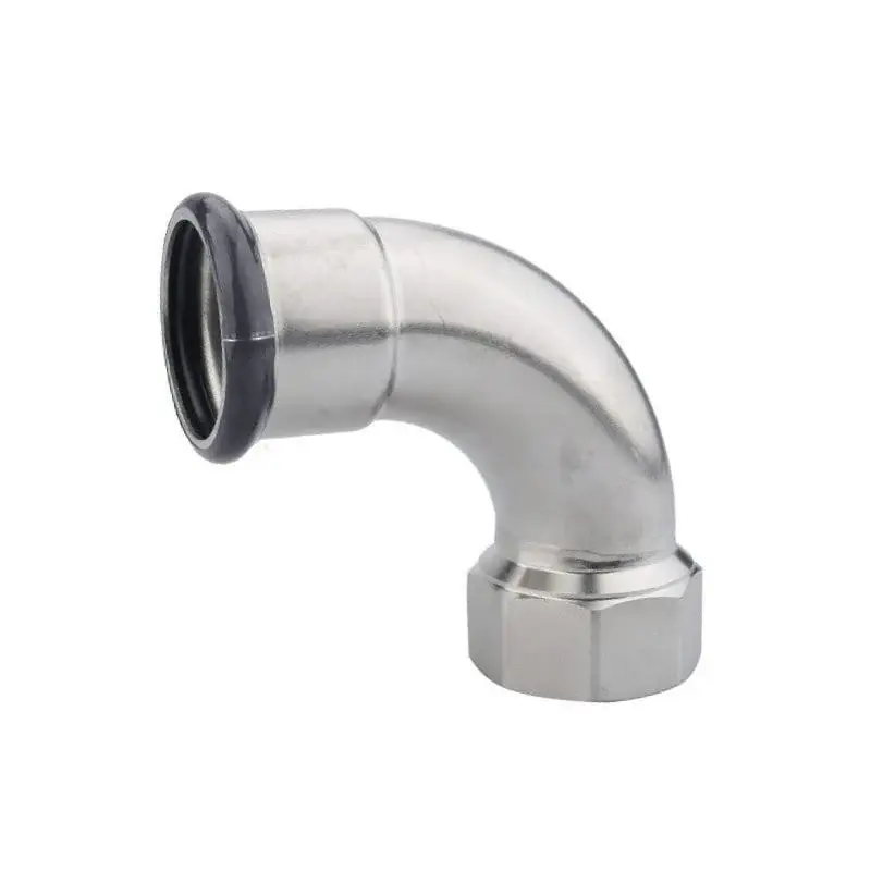 Install Inox TempPress könyök 90 BM 28-1" (304) Kiárusítás