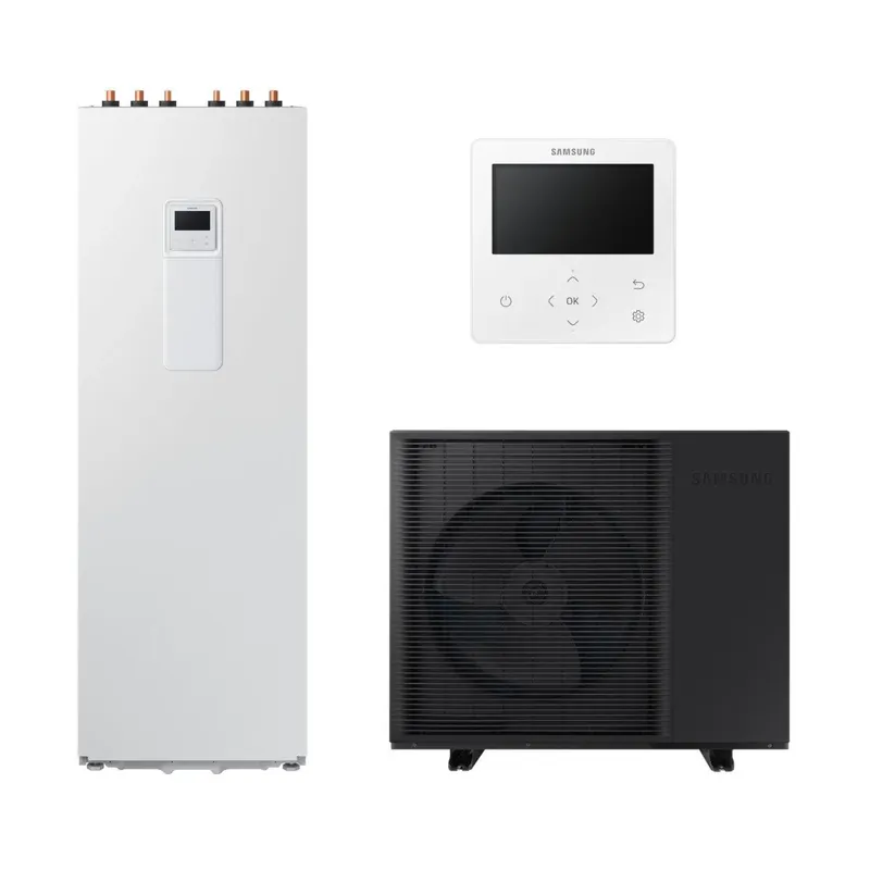 Akció Samsung Mono ClimateHub R290 hőszivattyú 5 kW + 200l-es tartály + vezetékes szabályzó, 1 fázis (MCH-R290-5-1-1)