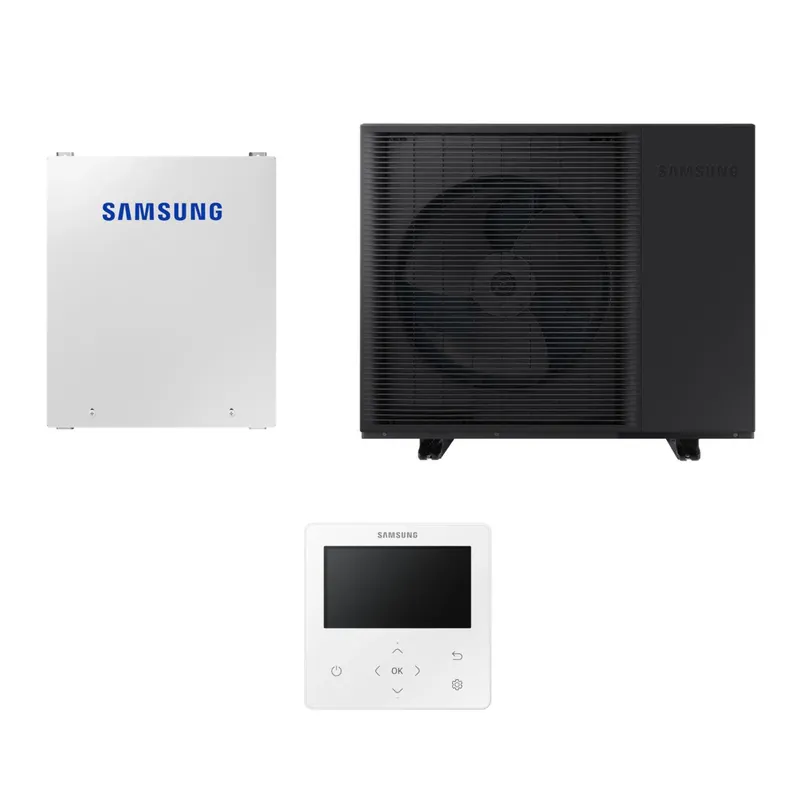 Alacsony ár Samsung Mono R290 hőszivattyú 8 kW + vezérlő szett (szelepvezérlő + szabályzó), 1 fázis (M-R290-8-0-1)