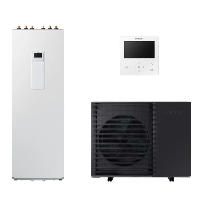 Samsung Mono ClimateHub HT Quiet R32 hőszivattyú 8 kW + 200l-es tartály + vezetékes szabályzó, 1 fázis (MCHQ-R32-8-1-1) Expressz kézbesítés