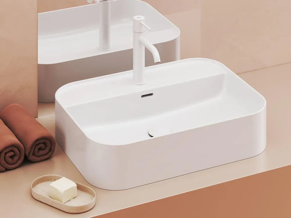 Ravak Ceramic Slim mosdó 550 R Shelf fehér (XJX01155005) Expressz kézbesítés