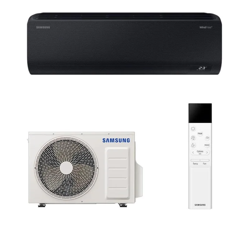 Samsung WindFree Avant Black mono split klíma szett 3.5 kW (AR70F12C1ABNEU+AR70F12C1AWXEU) Korlátozott ajánlat