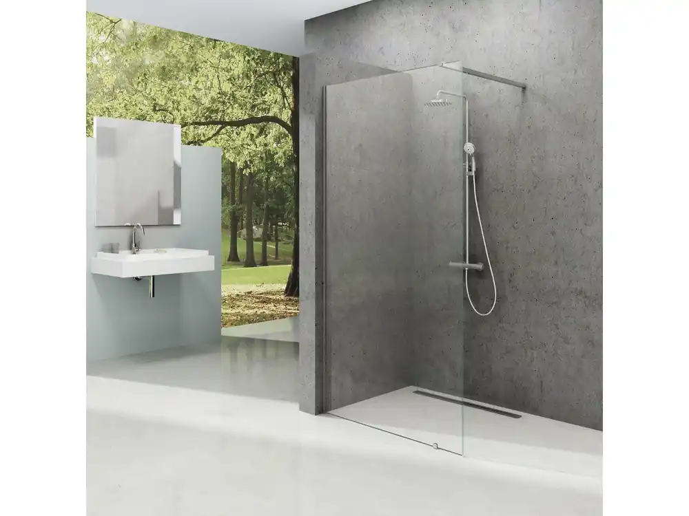 Outlet Ravak Walk In Wall szett - 70 zuhanykabin krómhatású+transparent, 1 merevítővel (GW9W10C0SZ1)