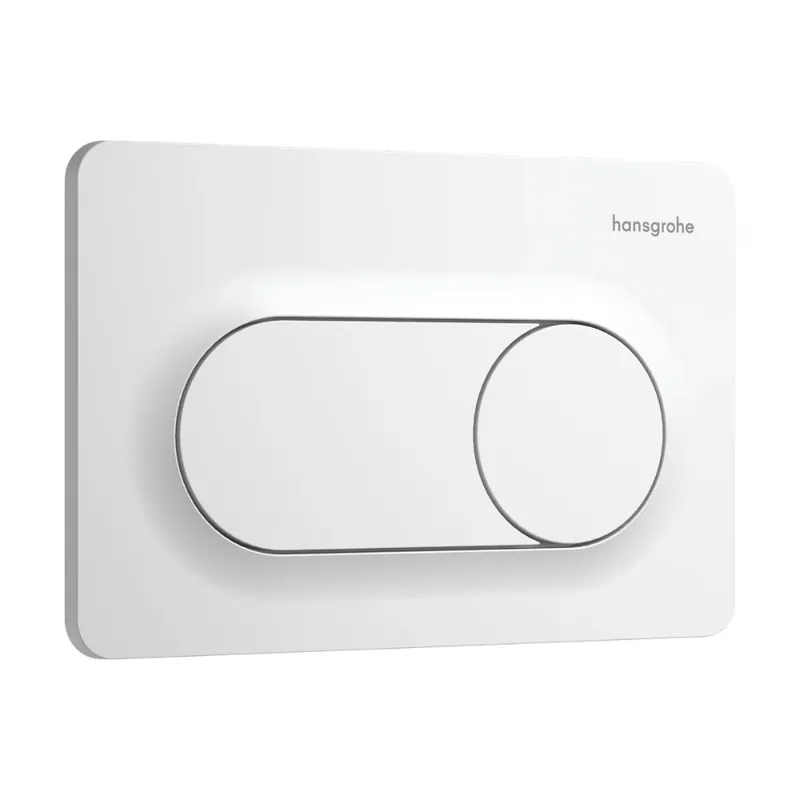 Hansgrohe iFrame Original S nyomólap, dual mennyiség, matt fehér 66002700 Expressz szállítás