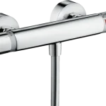 Biztonságos vásárlás HANSGROHE Ecostat termosztátos zuhanycsaptelep Comfort, falsíkon kívüli szereléshez